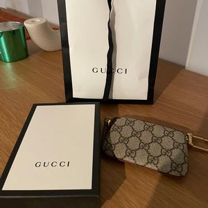 Gucci GG Supreme Key Case